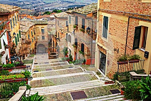 Historic Corinaldo, Ancona, Italy