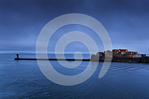 Historic Cornet Castle on Guernsey, UK