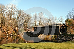 Historic covered bridge