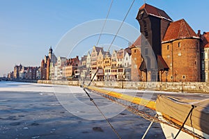 Historic crane in Gdansk