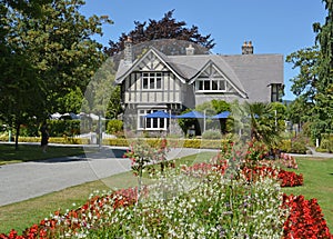 Historic Curator`s House in The Christchurch Botanic Gardens photo