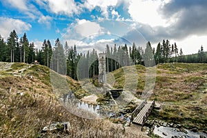 A historic dam.