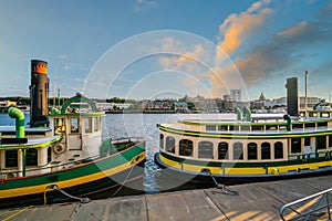 Historic District waterfront of Savannah, Georgia USA photo