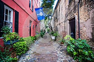 Historic Downtown Charleston South Carolina on a Warm Day