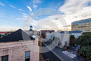 Historic Downtown Charleston South Carolina on a Warm Day