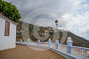 Historic downtown in Icod de los Vinos on Tenerife,.