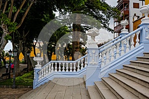 Historic downtown in Icod de los Vinos on Tenerife,.