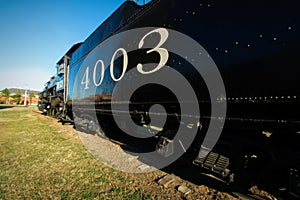 Historic Engine at the Fort Smith Trolley Museum