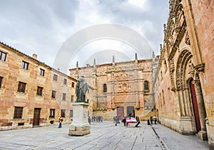 Historic and famous University of Salamanca, Castilla y Leon, Spain photo