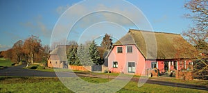Historic farm listed as monument in Behnkenhagen, Mecklenburg-Vorpommern, Germany