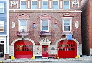 Historic Firehouse Red Doors photo