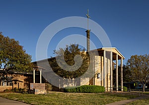 Historic First Presbyterian Church in Denison, Texas.