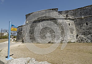 A historic fort in the Bahamas