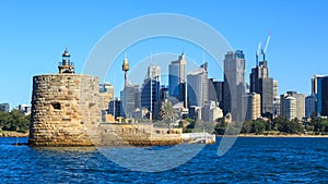 Historic Fort Denison in Sydney Harbour, Australia photo