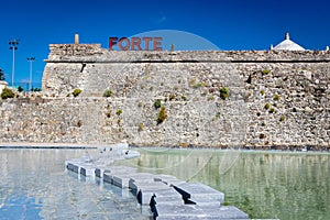 Historic fort in Figueira da Foz, Portugal photo