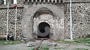 Historic castle gate photo
