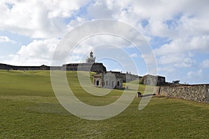 Historic fort in old san juan, puerto rico