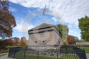 Historic fort at Point State Park in Pittsburgh, Pennsylvania