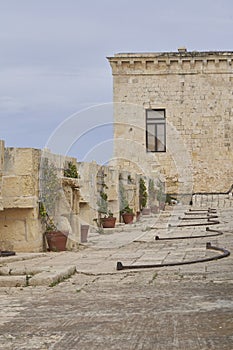 Historic Fort Saint Angelo in Grand Harbour, Valetta, Malta