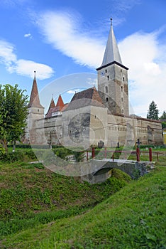 Historic fortified church in Mosna
