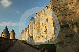 Historic fortified city of Carcassone photo
