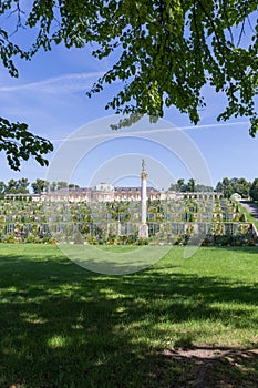 Historic gardens and palace architecture in Potsdam