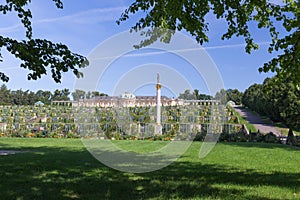 Historic gardens and palace architecture in Potsdam