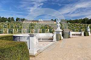 Historic gardens and palace architecture in Potsdam