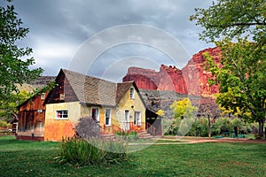 Historic Gifford farmhouse in Capitol Reef National Park