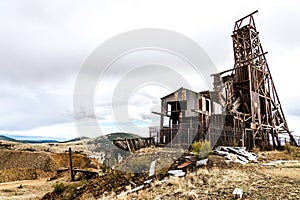 Historic gold mine in victor colorado