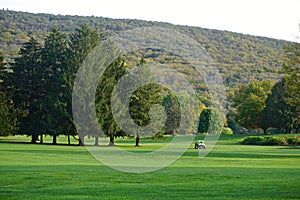 The historic golf course at the Shawnee Inn  in the Pocono Mountains of Pennsylvania