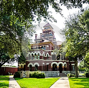 Historic Gonzales County Courthouse in Gonzales Texas photo