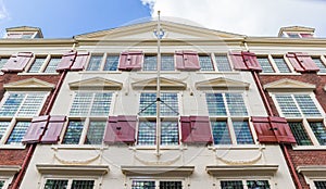 Historic government building on the Buitenhof square in Den Haag