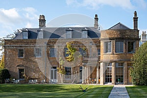 Historic Hadspen House set in a country estate, now transformed into boutique hotel The Newt in Somerset, UK