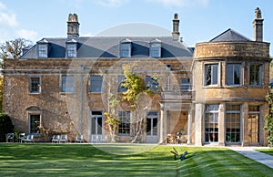 Historic Hadspen House set in a country estate, now transformed into boutique hotel The Newt in Somerset, UK