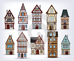 Historic half-timbered houses