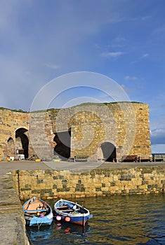 Historic Harbour Scene of North East England