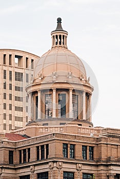 The Historic 1910 Harris County Courthouse, in downtown Houston, Texas photo
