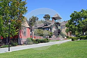 Historic Heritage Park Row in San Diego