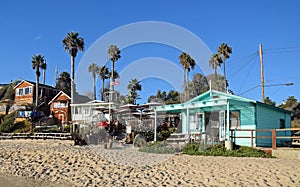 Historic homes in the Crystal Cove State Park. photo