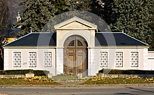 Historic Hospital Entrance in Chambery, France