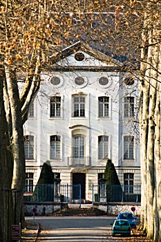 Historic Hospital Entrance in Chambery, France