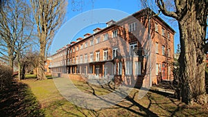 Historic hospital, listed as monument in Greifswald, Germany