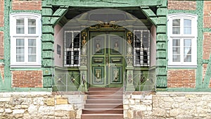 Historic house entrance