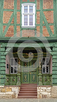 Historic house entrance