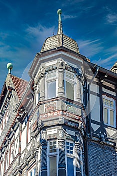 Historic House Gable with bay window