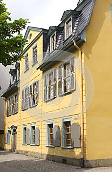 Historic house of Johann Schiller, Weimar (Unesco), Germany