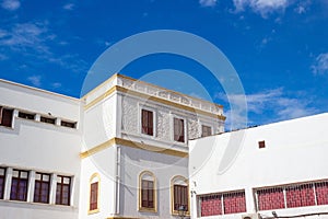 Historic house in medina of Casablanca, Morocco photo