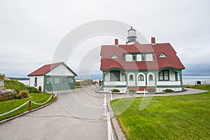 Historic house at the Portland Head Lighthouse