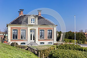 Historic house in Zoutkamp, Netherlands